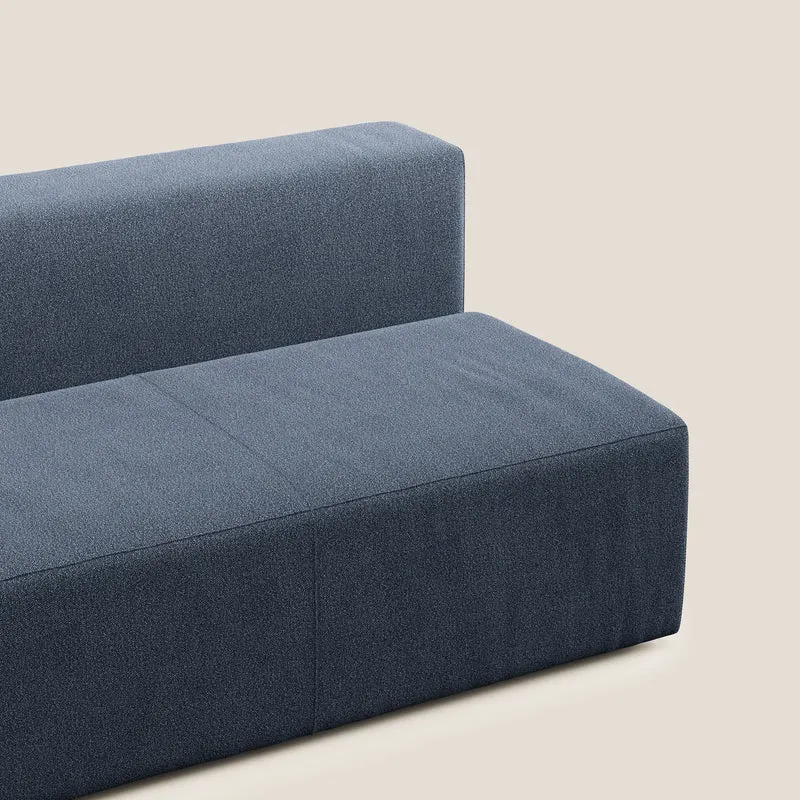Nettuno module central maxi en bouclette douce T07 bleu