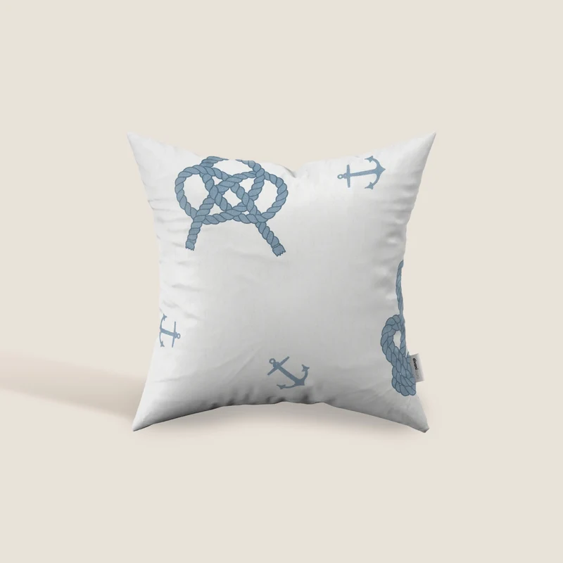 Marino coussins fantaisie style marin en coton