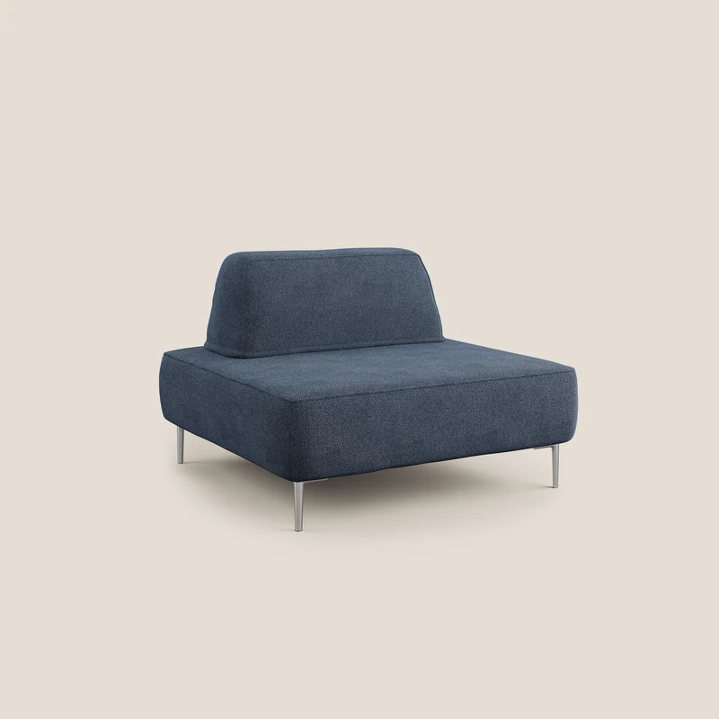 Newton fauteuil modulable avec dossier amovibles T07 bleu