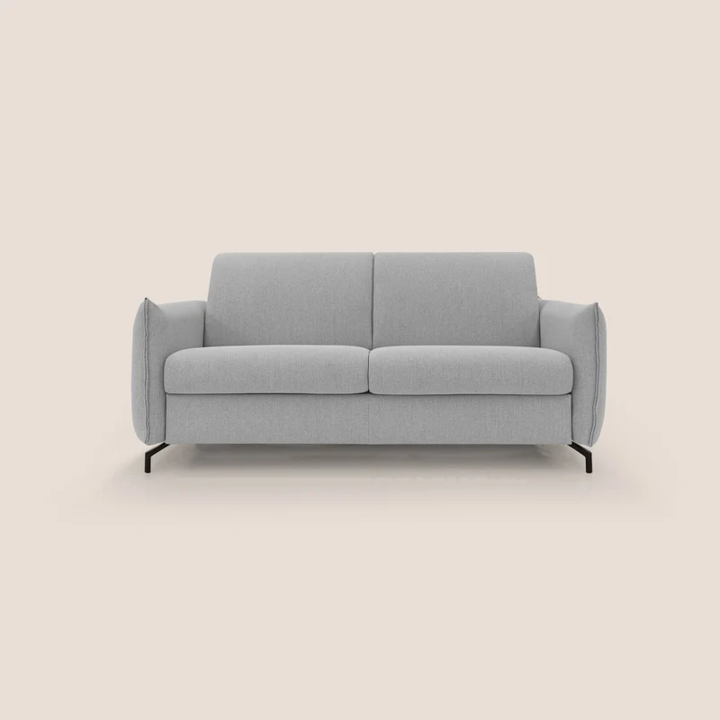 Scarlet canapé convertible en tissu mixte coton imperméable T19 gris