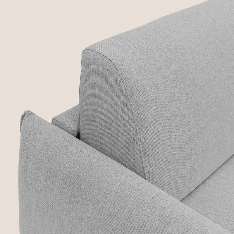 Scarlet canapé convertible en tissu mixte coton imperméable T19 gris
