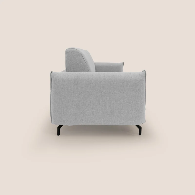 Scarlet canapé convertible en tissu mixte coton imperméable T19 gris