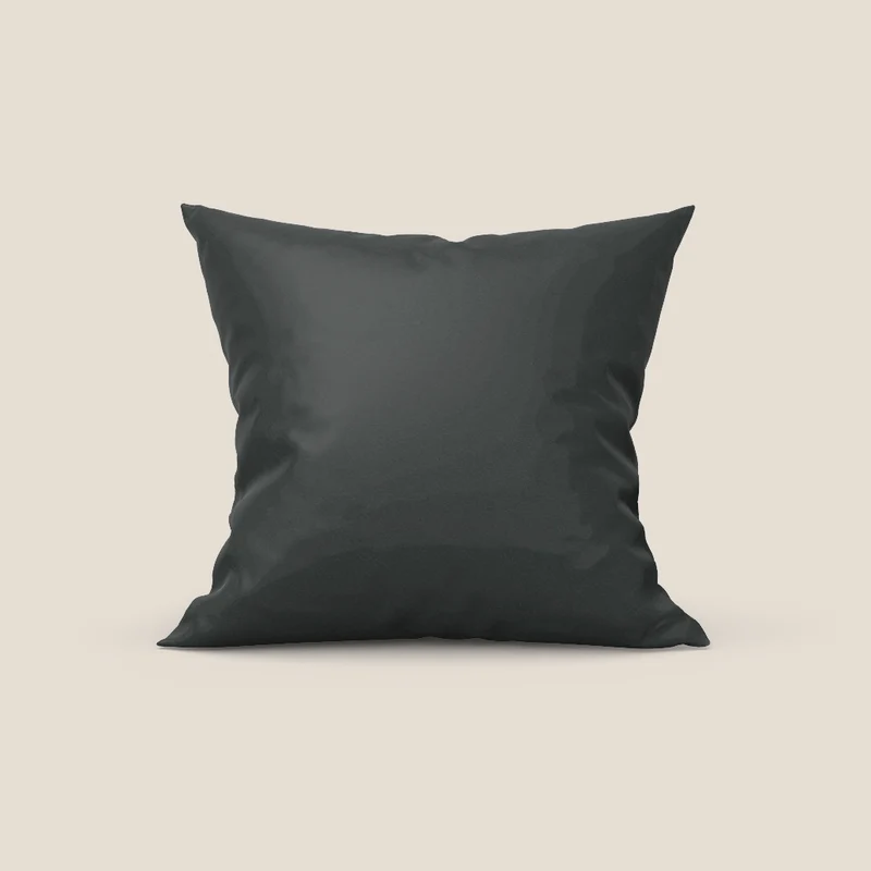 Coussin Florida disponible en plusieurs couleurs, fabriqué en simili cuir résistant et imperméable T04 anthracite.