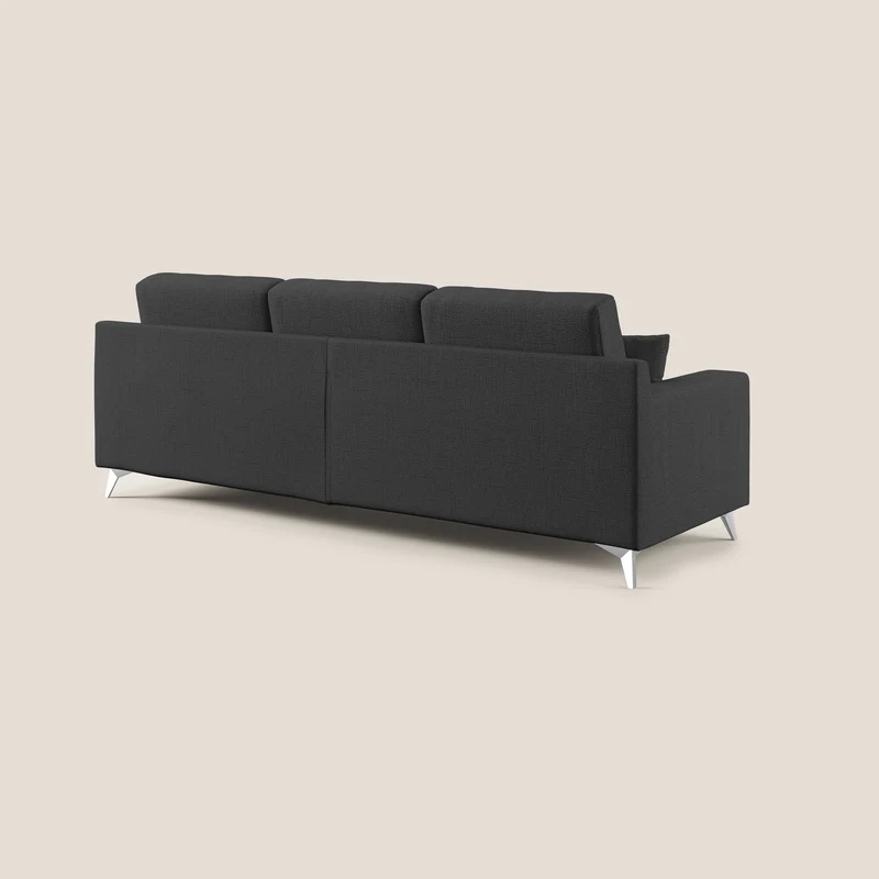 Michael Canapé d'angle REVERSIBLE en tissu imperméable T03 anthracite