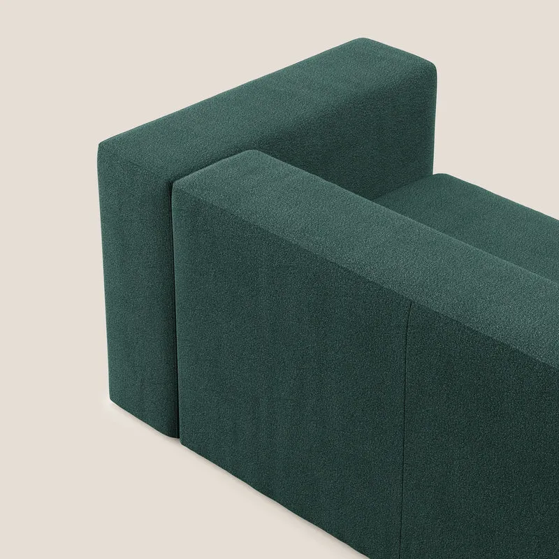 Nettuno module d'angle/latéral maxi en bouclette douce T07 vert