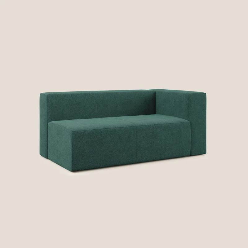 Nettuno module d'angle/latéral maxi en bouclette douce T07 vert