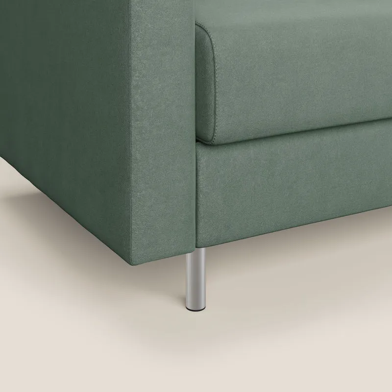 Megan fauteuil convertible en microfibre détachable T11 vert