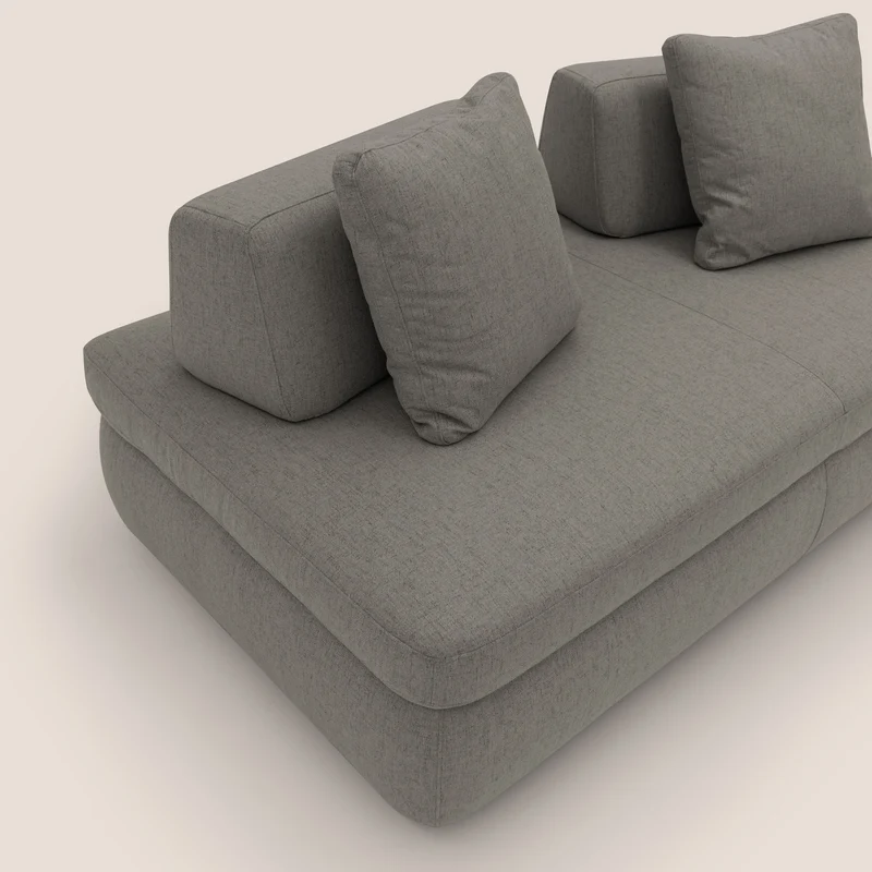 GRANSASSO Canapé convertible au design innovant en tissu imperméable T03
