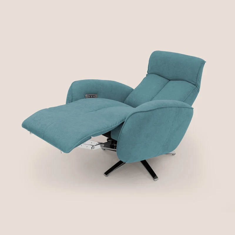 EVA fauteuil RELAX en tissu imperméable T02 bleu clair