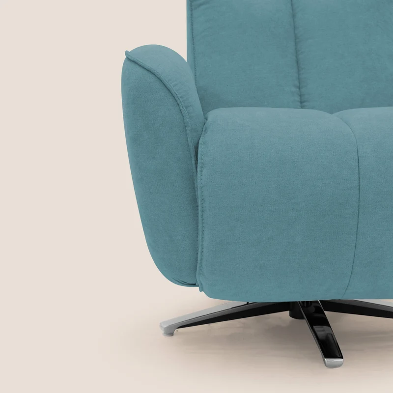 EVA fauteuil RELAX en tissu imperméable T02 bleu clair