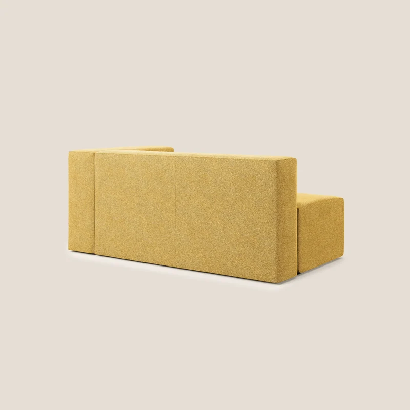 Nettuno module d'angle/latéral maxi en bouclette douce T07 jaune