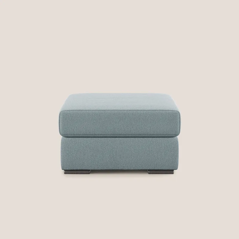 Sun pouf coffre en tissu détachable T05 bleu pastel