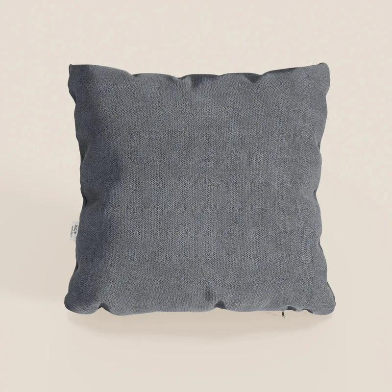 Destiny coussins carrés en tissu doux imperméable T02 gris