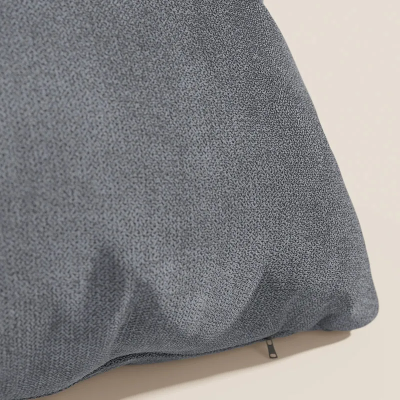 Destiny coussins carrés en tissu doux imperméable T02 gris