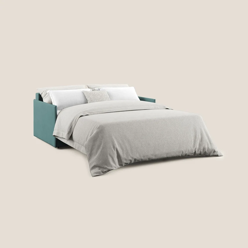 Evans canapé convertible en tissu doux imperméable T02