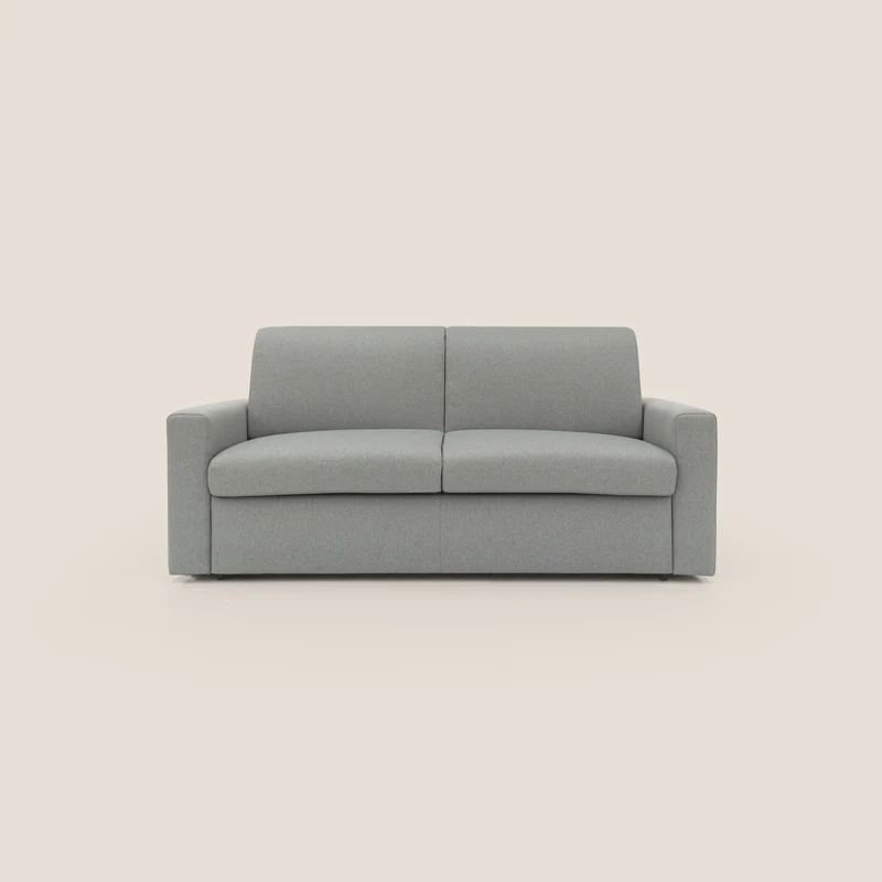 Kansas Canapé lit convertible h20 cm en tissu imperméable T13 gris