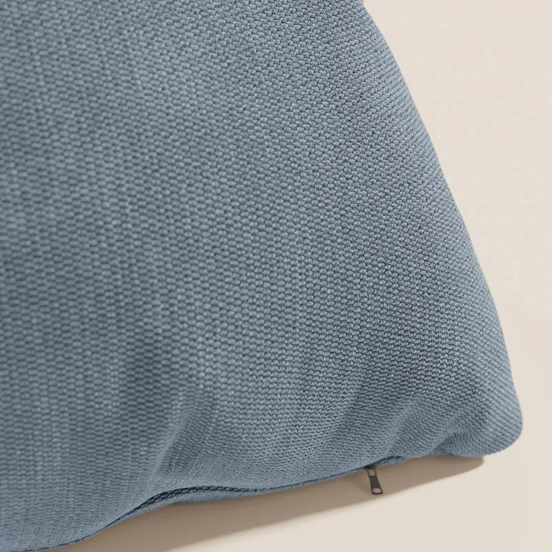 Coussin Miami disponible en plusieurs couleurs, fabriqué en tissu imperméable doux T14 bleu pastel