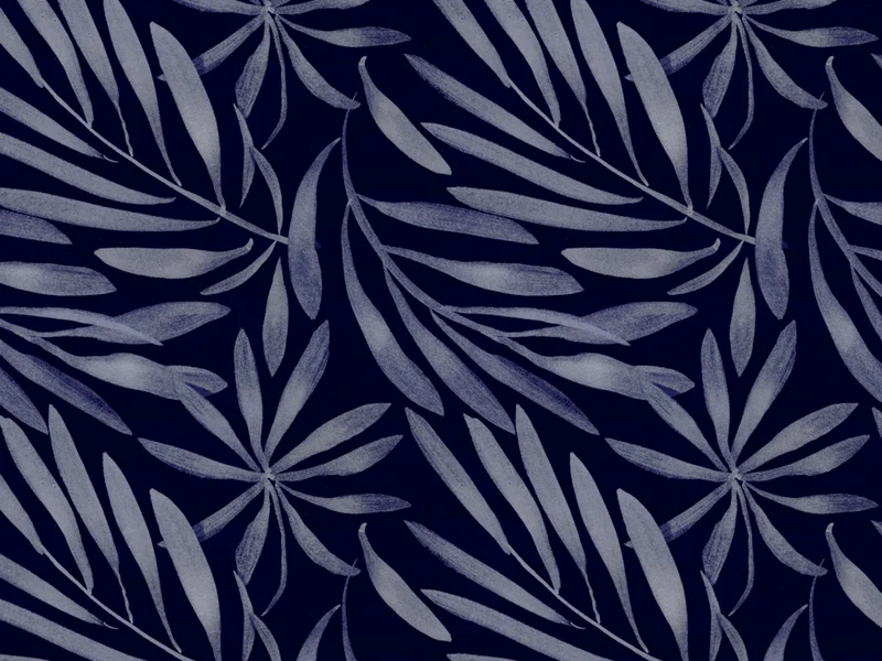 Nature coussins en velours imperméable bleu