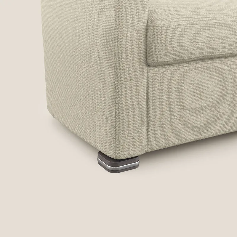 Cloe Fauteuil en tissu détachable à l'eau QuickClean T08 crème