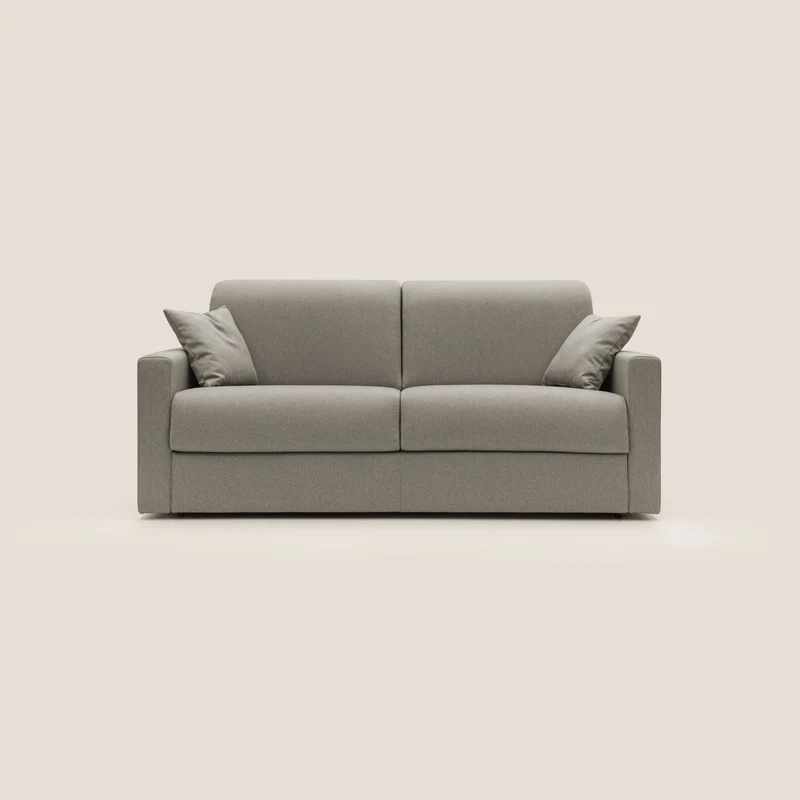 Chris Canapé convertible en tissu imperméable T13 Taupe tortora