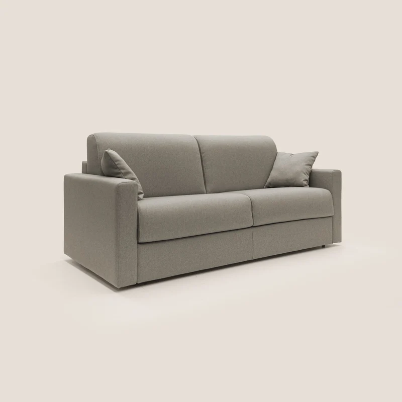 Chris Canapé convertible en tissu imperméable T13 Taupe tortora