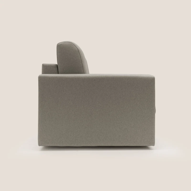 Chris Canapé convertible en tissu imperméable T13 Taupe tortora