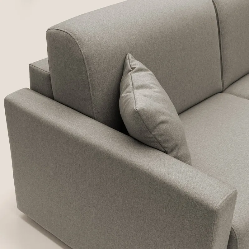 Chris Canapé convertible en tissu imperméable T13 Taupe tortora
