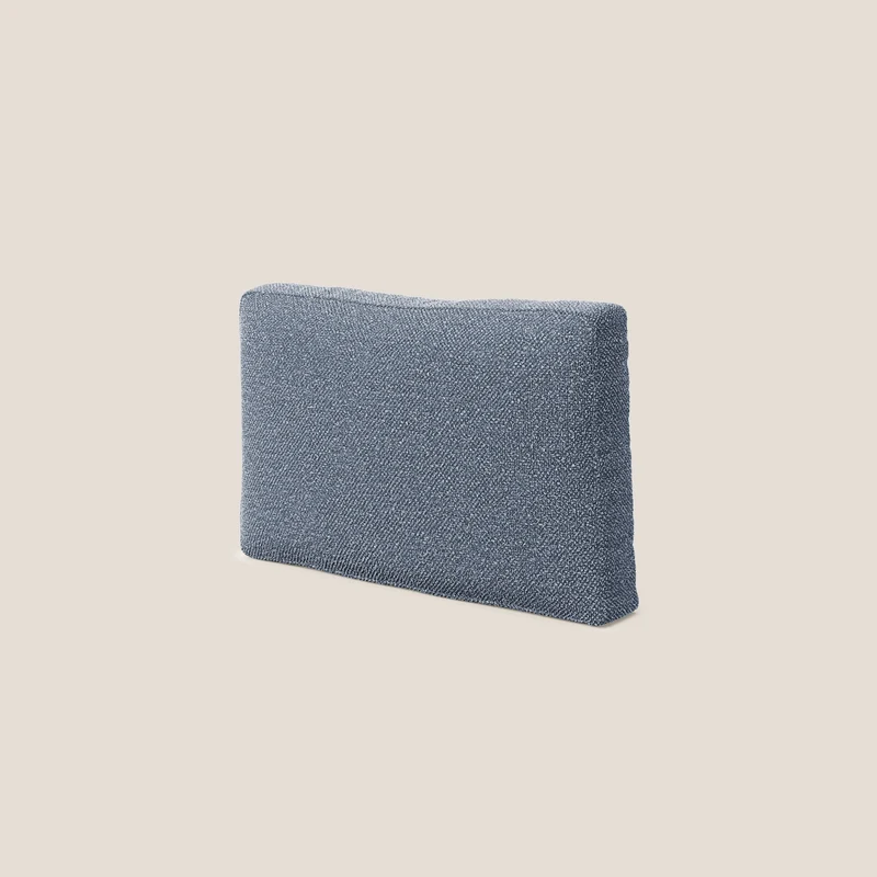 Nettuno coussin de dossier realisé en tissu bouclè imperméable T07 bleu
