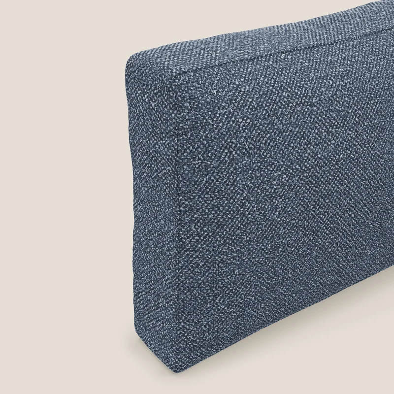 Nettuno coussin de dossier realisé en tissu bouclè imperméable T07 bleu