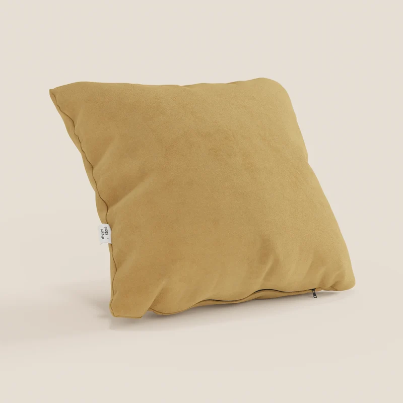 Coussin Jazz disponible en plusieurs couleurs, fabriqué en microfibre technique détachable T11 jaune