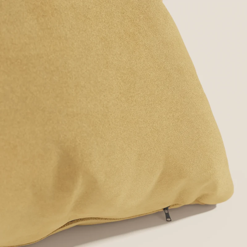 Coussin Jazz disponible en plusieurs couleurs, fabriqué en microfibre technique détachable T11 jaune