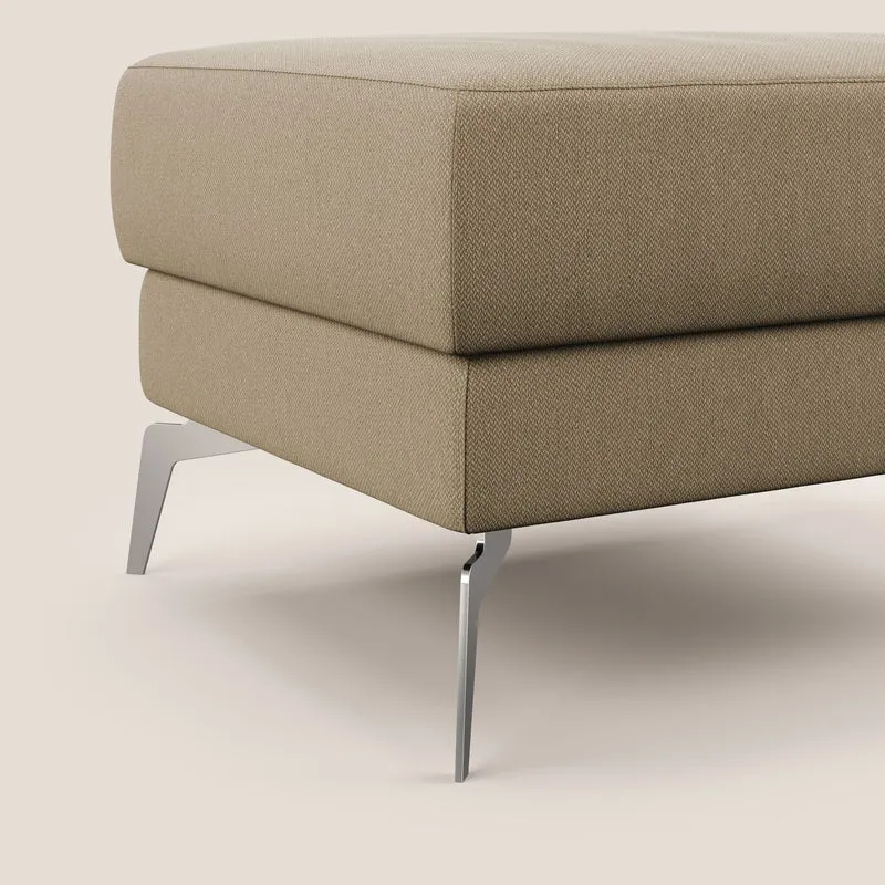 Star Pouf avec pieds hauts en tissu détachable T05 beige