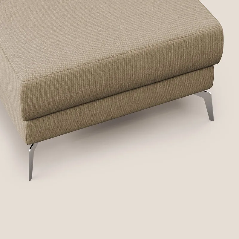 Star Pouf avec pieds hauts en tissu détachable T05 beige