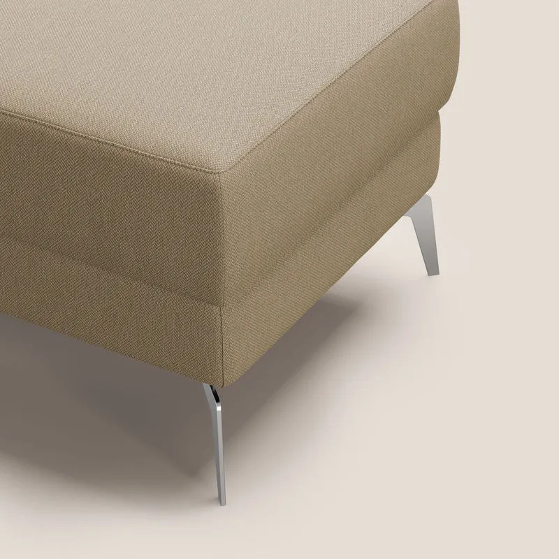 Star Pouf avec pieds hauts en tissu détachable T05 beige