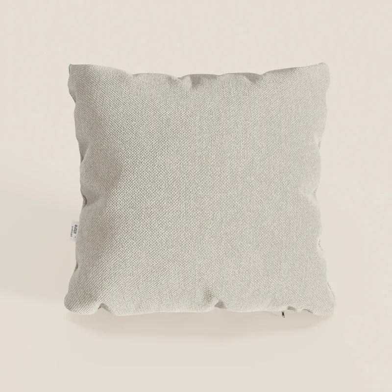 Sogno coussins carrés en tissu doux imperméable détachable T05 crème