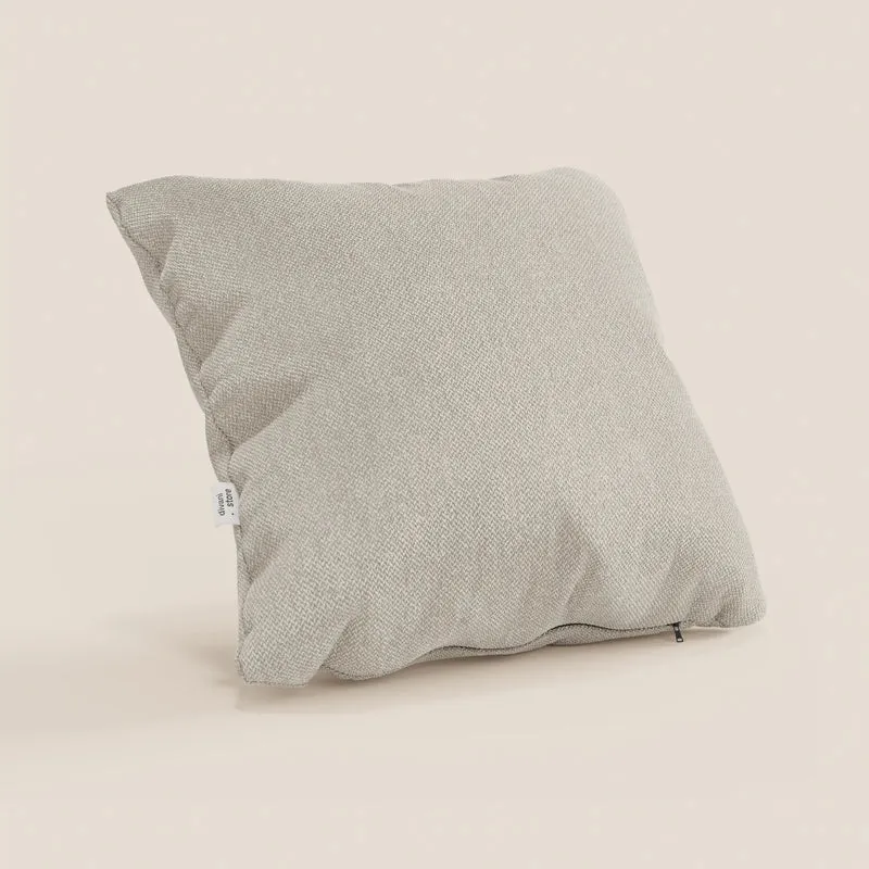 Sogno coussins carrés en tissu doux imperméable détachable T05 crème