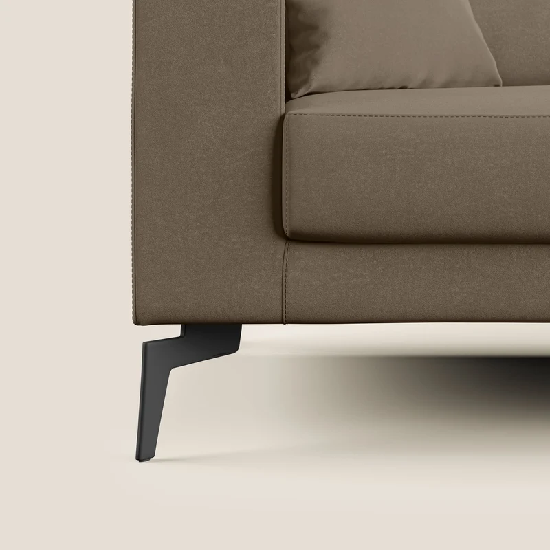Prestige canapé moderne en microfibre détachable T11 marron