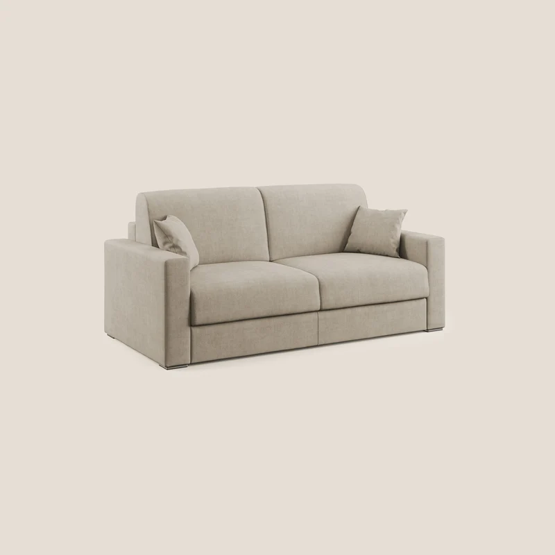 Best canapé-lit deux places en tissu imperméable T02 beige