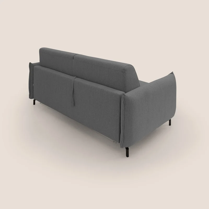 Scarlet canapé convertible en tissu mixte coton imperméable T19 anthracite