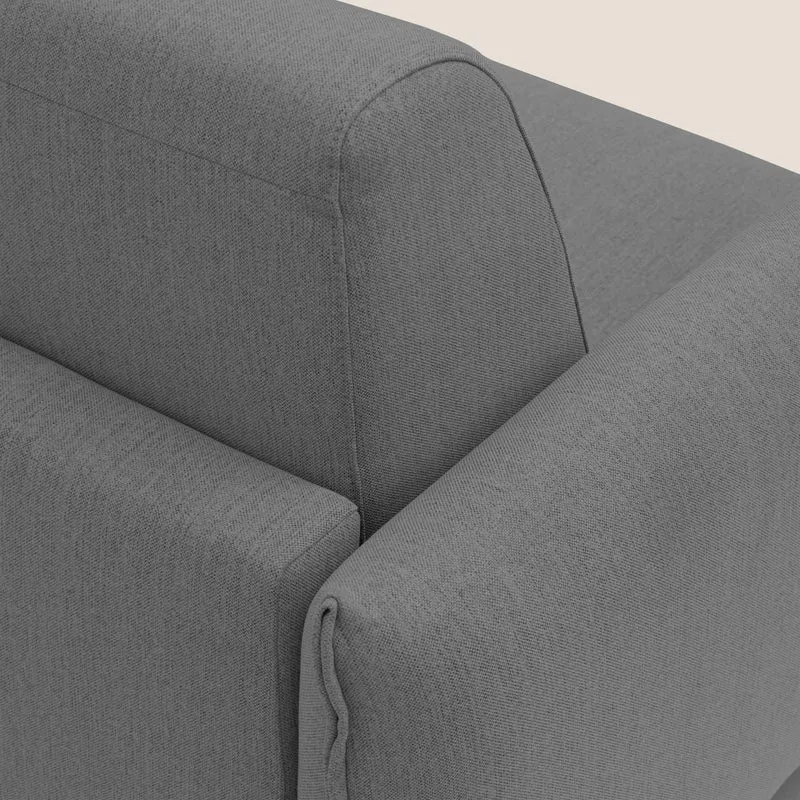 Scarlet canapé convertible en tissu mixte coton imperméable T19 anthracite