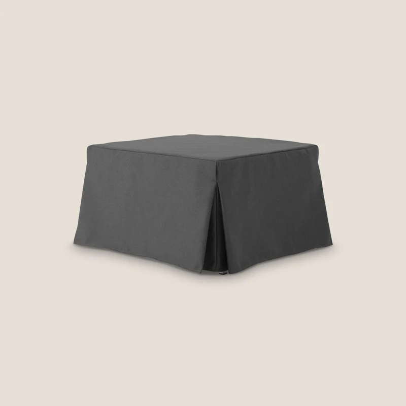 Tip-Top Pouf LIT en tissu imperméable T13 anthracite