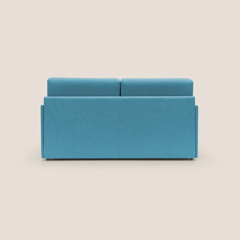 Evans Canapé convertible en tissu imperméable T13 bleu clair