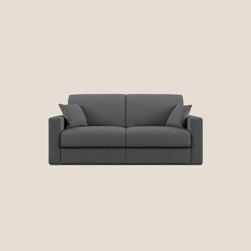 Best Canapé-lit double en tissu détachable QuickClean T08 anthracite