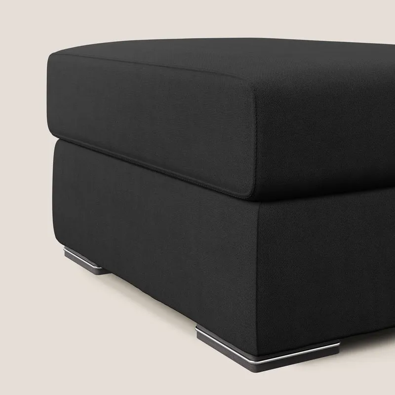 Sun pouf coffre en tissu imperméable T02 noir