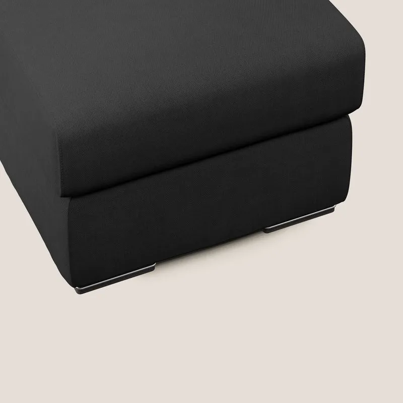 Sun pouf coffre en tissu imperméable T02 noir