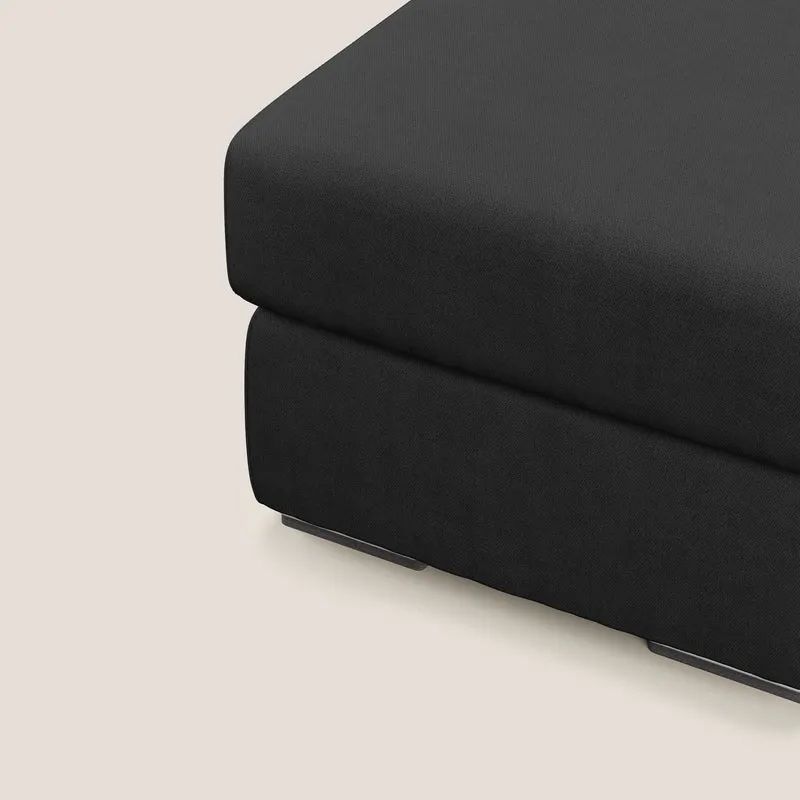Sun pouf coffre en tissu imperméable T02 noir