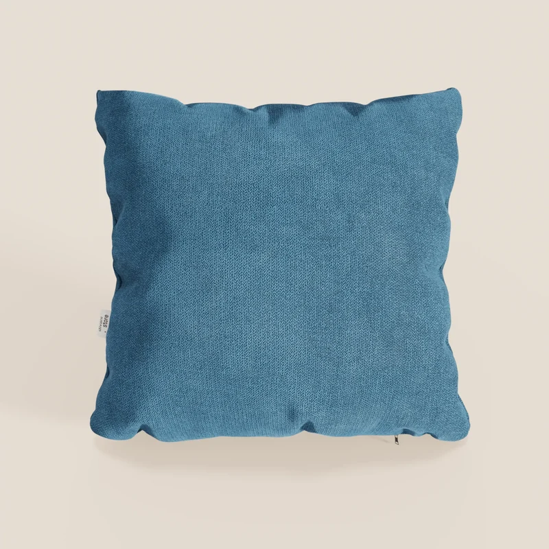 Destiny coussins carrés en tissu doux imperméable T02 bleu clair