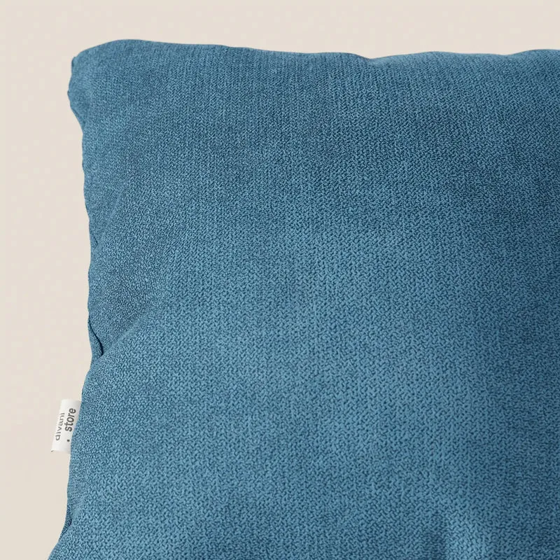 Destiny coussins carrés en tissu doux imperméable T02 bleu clair