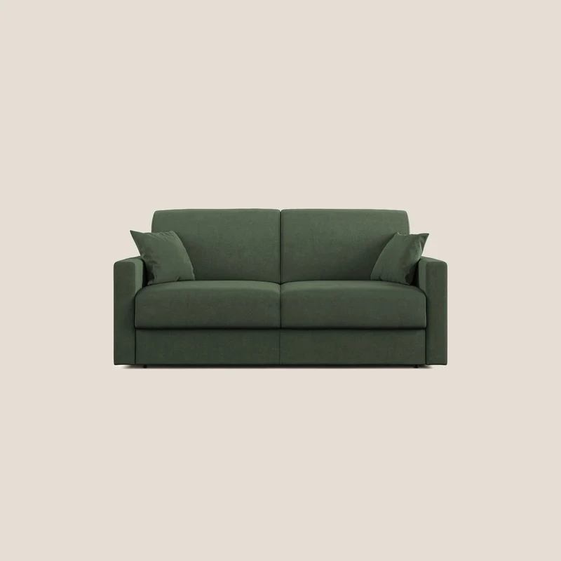 Chris canapé convertible en microfibre détachable T11 vert