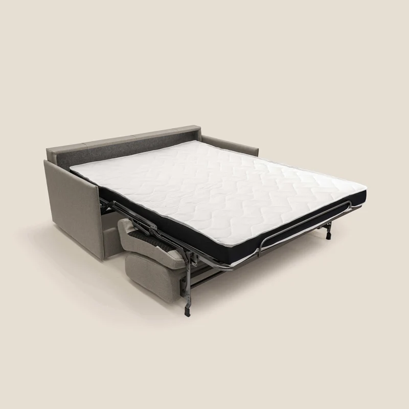 Evans Canapé convertible en tissu imperméable T13 Taupe tortora
